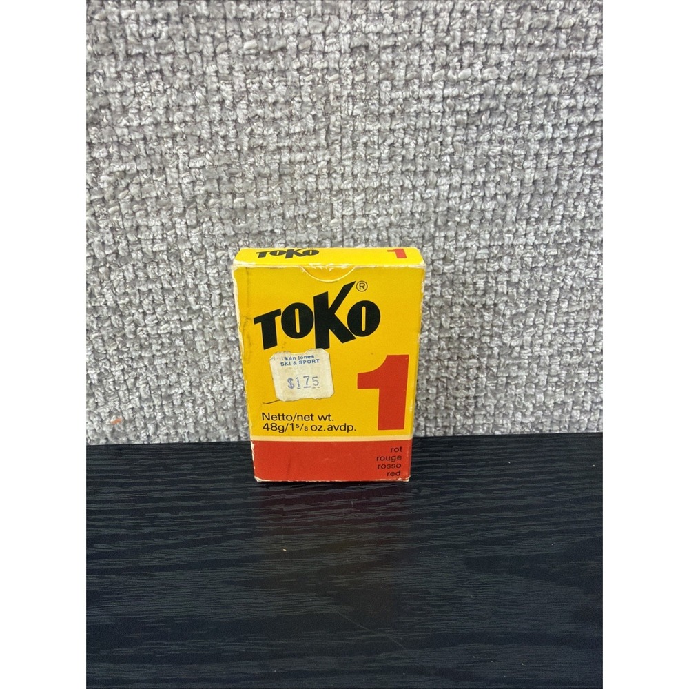 Vintage Toko System 1 Red Powder and Dry Snow Wax Partially Used